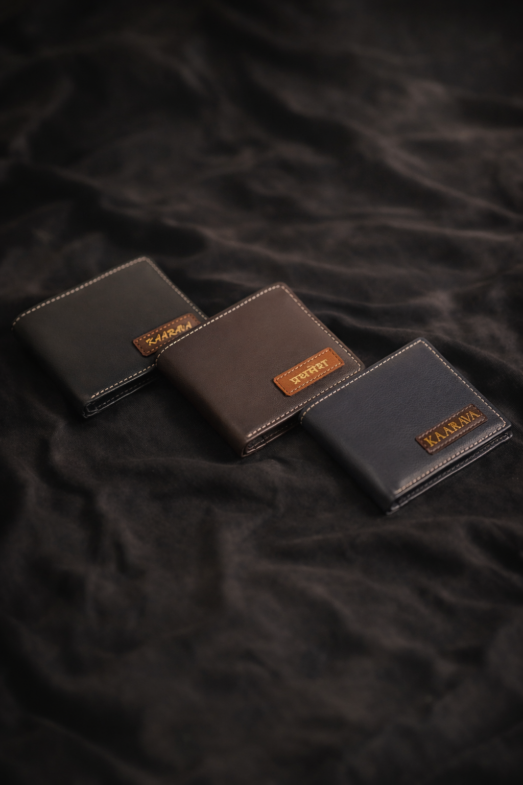 Customized Leather Wallet & Fridge magnet Gift Set